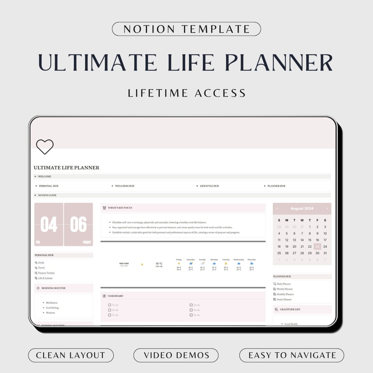 Notion Life Planner