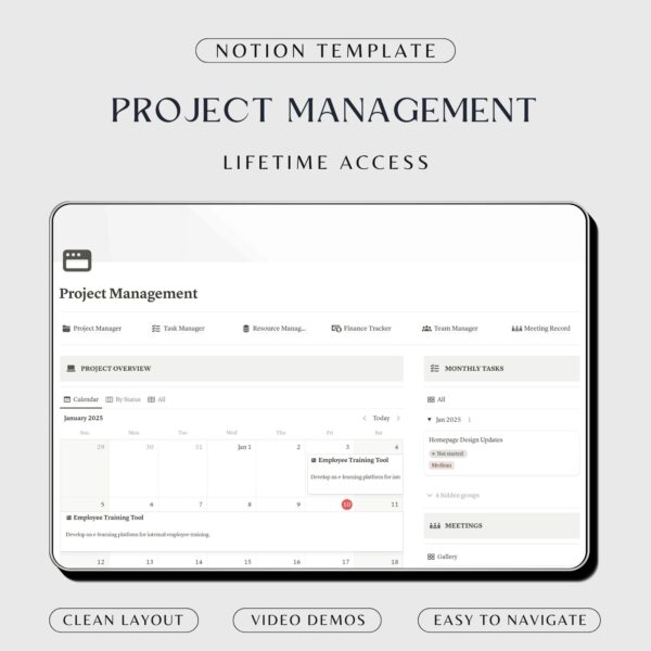Notion Project Management Template